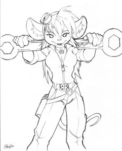 Rating: Safe Score: 0 Tags: 2006 anthro belt biped black_and_white breasts chip_'n_dale_rescue_rangers choker cleavage clothed clothing coveralls disney e621 eyewear eyewear_on_head faint female front_view gadget_hackwrench goggles inner_ear_fluff jewelry line_art mammal monochrome mouse murid murine necklace pen_(artwork) portrait rodent round_ears seductive signature simple_background solo standing tail tapering_tail thin_tail three-quarter_portrait tools traditional_media_(artwork) tuft white_background wrench zipper User: bunchy7s