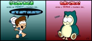 Rating: Safe Score: 0 Tags: blu3smok3 comic e621 english_text generation_1_pokemon generation_5_pokemon human humor male mammal nintendo oshawott pokemon pokemon_(species) snorlax text User: bunchy7s