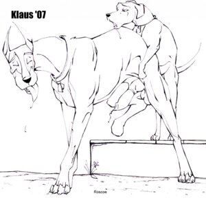 Rating: Explicit Score: 0 Tags: 2007 2boys anal anal_penetration anal_sex balls bigger_male black_and_white canine canine_genitalia canine_penis disney doberman dobermann dog doggy_style domestic_dog feral feral_on_feral feral_penetrated feral_penetrating feral_penetrating_feral gay klaus_doberman male male_only mammal monochrome oliver_and_company penis roscoe_(disney) rule34 size_difference smaller_male tagme testicles yaoi User: bunchy7s