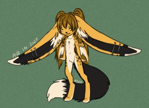 Rating: Safe Score: 0 Tags: 2011 ajna ambiguous_gender anthro avelynne canid canine dipstick_tail e621 ear_piercing elfane feathered_wings feathers fennec_fox fox mammal markings nude piercing solo tail tail_markings true_fox wings User: bunchy7s