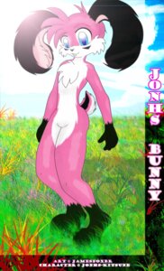 Rating: Questionable Score: 0 Tags: anthro biped blue_eyes chest_tuft digital_media_(artwork) e621 fur hi_res jamesfoxbr jonhs_figthers lagomorph leporid male mammal nude pink_body pink_fur rabbit solo standing tuft User: bunchy7s