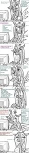 Rating: Questionable Score: 0 Tags: 2013 4chan absurd_res arthropod changeling_(mlp) comic dialogue disappointed e621 english_text equid estrous female friendship_is_magic hasbro hi_res horn insect_wings long_image mammal monochrome my_little_pony profanity queen_chrysalis_(mlp) solo tall_image text wings User: bunchy7s