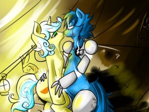 Rating: Questionable Score: 0 Tags: 4:3 alternate_universe cutie_mark duo e621 equid equine fallout fallout:_new_canterlot fallout_equestria fan_character female female/female fresh-de-light hair hasbro hi_res horse mammal microsoft my_little_pony panacea tail wergis white_hair User: bunchy7s