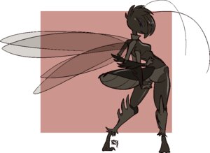 Rating: Questionable Score: 0 Tags: 2013 abstract_background aliasing antennae_(anatomy) anthro arthropod arthropod_abdomen clothing cricket digital_media_(artwork) digitigrade drpepsi e621 female insect insect_wings jete_(drpepsi) looking_back multi_arm multi_limb nude orthopterid panties rear_view simple_background solo underwear wide_hips wings User: bunchy7s