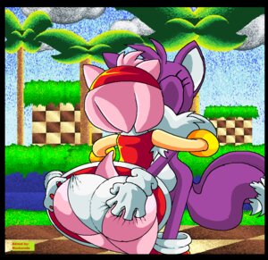Rating: Questionable Score: 0 Tags: amy_rose anthro big_butt black_border border butt butt_grab canid canine canon_x_oc digital_media_(artwork) duo e621 eulipotyphlan fan_character female female/female fox fur hand_on_butt hedgehog kissing mammal maskarade pink_body pink_fur sega sonic_the_hedgehog_(series) tail thick_thighs thin_calves thin_legs thin_thighs virus-20 wide_hips User: bunchy7s