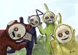 Rating: Questionable Score: 0 Tags: ambiguous_gender creepy dipsy_(teletubbies) e621 group humanoid laa-laa_(teletubbies) looking_at_viewer machine monster monstrous_humanoid nightmare_fuel not_furry open_mouth po_(teletubbies) red_eyes robot slendytubbies smile teletubbies teletubby tinky_winky_(teletubbies) unknown_artist what_has_science_done User: bunchy7s Rating: Questionable Score: 0 Tags: ambiguous_gender creepy dipsy_(teletubbies) e621 group humanoid laa-laa_(teletubbies) looking_at_viewer machine monster monstrous_humanoid nightmare_fuel not_furry open_mouth po_(teletubbies) red_eyes robot slendytubbies smile teletubbies teletubby tinky_winky_(teletubbies) unknown_artist what_has_science_done User: bunchy7s