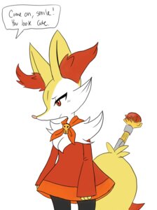 Rating: Safe Score: 0 Tags: 2013 3_fingers ambiguous_anthro ambiguous_gender angelicmissmarie anthro arm_tuft ascot ashley_(warioware) biped black_body black_fur braixen canid cheek_tuft chest_tuft clothed clothed_ambiguous clothed_anthro clothing colored_sketch cosplay digital_drawing_(artwork) digital_media_(artwork) dipstick_tail dress e621 english_text facial_tuft fingers flat_colors fluffy fluffy_tail frown fur generation_6_pokemon hi_res inner_ear_fluff looking_down mammal markings multicolored_body multicolored_fur nintendo object_in_tail orange_body orange_eyes orange_fur orange_nose pointy_ears pokemon pokemon_(species) portrait prick_ears sad shoulder_tuft simple_background sketch solo speech_bubble standing tail tail_markings text three-quarter_portrait tuft wand warioware weapon white_background white_body white_fur yellow_body yellow_fur User: bunchy7s