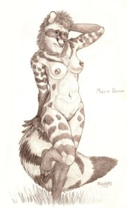 Rating: Questionable Score: 0 Tags: 2012 4_toes african_civet anthro biped breasts casual_nudity civet claws e621 feet female graphite_(artwork) kalahari looking_at_viewer mammal mazia monochrome nipples nude portrait simple_background solo tail three-quarter_portrait toes traditional_media_(artwork) viverrid white_background User: bunchy7s