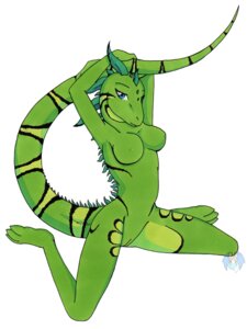 Rating: Explicit Score: 0 Tags: anthro biped blue_eyes breasts e621 female front_view full-length_portrait genitals green_body green_nipples green_skin holding_tail igna iguana iguanid kneeling lizard long_tail looking_at_viewer markings nipples non-mammal_breasts non-mammal_nipples pinup portrait pose reptile ring_(marking) ringed_tail scales scalie simple_background sitting solo spread_legs spreading striped_markings striped_tail stripes tail tail_markings tierafoxglove vulva wariza User: bunchy7s