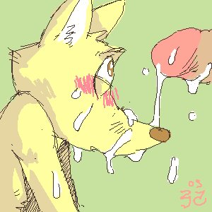 Rating: Explicit Score: 0 Tags: 1:1 after_sex anthro artdecade blush bodily_fluids canid canine cum cum_on_face cum_string digital_media_(artwork) disembodied_penis duo e621 erection fox genital_fluids genitals humanoid_genitalia humanoid_penis kaiketsu_zorori low_res male male/male mammal messy oekaki penis side_view sketch zorori User: bunchy7s