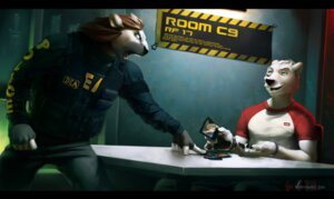 Rating: Safe Score: 0 Tags: 2011 angry anthro black_bars black_nose canid canine canis clothed clothing digital_media_(artwork) domestic_dog duo e621 fingerless_gloves fully_clothed furniture gloves hair handwear letterbox male mammal officer photo police table veramundis User: bunchy7s