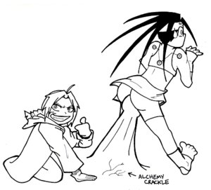 Rating: Explicit Score: 0 Tags: anal ass black_hair edward_elric english_text envy_(fullmetal_alchemist) fullmetal_alchemist gay male male_only midriff no_panties rule34 short_skirt smile surprised thumbs_up yaoi User: bunchy7s