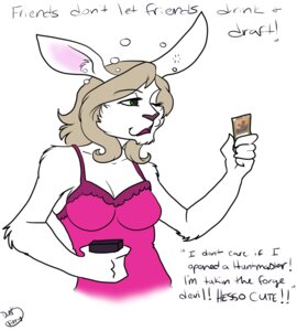 Rating: Questionable Score: 0 Tags: anthro arms_bent big_breasts blonde_hair breasts card chaosconfetti cleavage clothed clothing drunk e621 emily_floyd english_text female fur green_eyes hair hasbro hi_res holding_card holding_object holding_single_card lagomorph leporid long_hair magic:_the_gathering magic:_the_gathering_card mammal rabbit ravindra simple_background sketch solo substance_intoxication text trading_card trading_card_game white_background white_body white_fur wizards_of_the_coast User: bunchy7s