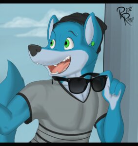 Rating: Safe Score: 0 Tags: anthro beanie black_bars blue_body blue_fur blue_tail canid canine canis clothing digital_media_(artwork) e621 ear_piercing eyewear fur happy hat headgear headwear male mammal open_mouth piercing robbie_(rotten_robbie) rotten_robbie shirt signature smile solo sunglasses tail topwear wolf User: bunchy7s Rating: Safe Score: 0 Tags: anthro beanie black_bars blue_body blue_fur blue_tail canid canine canis clothing digital_media_(artwork) e621 ear_piercing eyewear fur happy hat headgear headwear male mammal open_mouth piercing robbie_(rotten_robbie) rotten_robbie shirt signature smile solo sunglasses tail topwear wolf User: bunchy7s