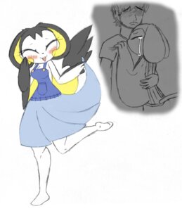 Rating: Safe Score: 0 Tags: 2014 anthro anthrofied big_breasts bit-small bodily_fluids breasts clothing crying digital_drawing_(artwork) digital_media_(artwork) dress duo e621 emolga female generation_5_pokemon happy hi_res hug human mammal membrane_(anatomy) miles_small mixed_media nintendo patagium pokemon pokemon_(species) pokemorph rodent sad sciurid solo_focus tears User: bunchy7s