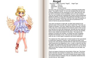 Rating: Questionable Score: 0 Tags: 3:2 angel angel_humanoid clothed clothing e621 english_text feathered_wings feathers female hard_translated humanoid kenkou_cross monster monster_girl_(genre) monster_girl_profile not_furry simple_background solo text third-party_edit translated translation_edit winged_humanoid wings User: bunchy7s