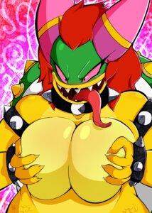 Rating: Questionable Score: 0 Tags: angry anthro armband armlet beanish big_breasts biped black_eyes black_lipstick bodily_fluids bowletta bracelet breasts claws collar colored_nails countershading e621 female glare green_body green_skin hair half-length_portrait hand_on_breast hi_res huge_breasts jewelry koopa lips lipstick long_tongue makeup mario_and_luigi_(series) mario_bros nails nintendo non-mammal_breasts open_mouth pattern_background pink_background pink_ears pink_sclera portrait pose red_hair saliva scales scalie sharp_teeth shell simple_background solo spiked_armband spiked_bracelet spiked_collar spiked_shell spikes spikes_(anatomy) superstar_saga teeth tongue xingscourge yellow_body yellow_countershading yellow_lips yellow_nails yellow_scales yellow_skin User: bunchy7s