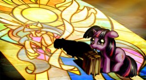 Rating: Safe Score: 0 Tags: book cutie_mark e621 equid equine feathered_wings feathers female feral friendship_is_magic fur hair harwick hasbro horn light mammal multicolored_hair my_little_pony mythological_creature mythological_equine mythology princess princess_celestia_(mlp) purple_body purple_eyes purple_fur purple_hair quadruped royalty shadow solo stained_glass tail twilight_sparkle_(mlp) two_tone_hair upset white_body white_feathers winged_unicorn wings young young_feral User: bunchy7s