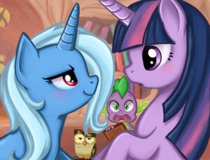 Rating: Safe Score: 0 Tags: avian bird blue_body blue_fur blue_hair blush brown_body brown_feathers dragon e621 equid equine feathered_wings feathers female feral friendship_is_magic fur green_eyes group hair hasbro horn long_hair looking_at_viewer male mammal multicolored_hair murraysnow my_little_pony mythological_creature mythological_equine mythological_scalie mythology open_mouth owl owlowiscious_(mlp) purple_body purple_eyes purple_fur purple_hair scalie smile spike_(mlp) tongue trixie_(mlp) twilight_sparkle_(mlp) two_tone_hair unicorn wings User: bunchy7s