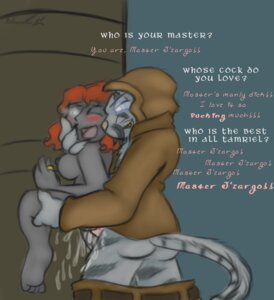 Rating: Explicit Score: 0 Tags: against_surface against_wall anthro anthro_penetrating anthro_penetrating_humanoid bethesda_game_studios bodily_fluids bottomwear bottomwear_down breasts brown_bottomwear brown_clothing brown_topwear clothed clothing cum cum_on_leg cum_on_wall dark_elf dialogue digital_media_(artwork) dominant dominant_male dunmer duo e621 elf english_text erection face_grab felid female female_on_anthro female_penetrated genital_fluids genitals glowing glowing_eyes hood humanoid humanoid_on_anthro humanoid_penetrated hypnosis j'zargo khajiit magic male male/female male_on_humanoid male_penetrating male_penetrating_female mammal microsoft mind_control nipples nude pants pants_down partially_clothed penetration penis ring sex shardshatter skyrim slave spell tail text the_elder_scrolls topwear vaginal_fluids User: bunchy7s