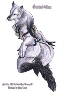 Rating: Safe Score: 0 Tags: 4_toes anthro biped canid canine canis e621 elegant feet female fluffy gravewalker_(character) hair hi_res jumping long_hair looking_at_viewer mammal mummy_wrappings palelady paws solo tail toes whiskers wolf User: bunchy7s