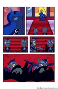 Rating: Safe Score: 0 Tags: 2014 bat_pony blue_body blue_feathers blue_fur blue_hair comic darkness donzatch e621 equid equine eyes_closed feathered_wings feathers female feral friendship_is_magic fur glass group hair hasbro hi_res horn hybrid magic mammal membrane_(anatomy) membranous_wings my_little_pony mythological_creature mythological_equine mythology night_guard_(mlp) princess princess_luna_(mlp) royal_guard_(mlp) royalty stairs text url winged_unicorn wings User: bunchy7s