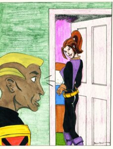 Rating: Questionable Score: 0 Tags: 1boy 1girls 2004 bossbeat dark-skinned_male dark_skin evan_daniels female human human_only interracial inviting_to_sex kitty_pryde male marvel marvel_comics rule34 shadowcat spyke_(x_men) straight_hair x-men x-men_evolution User: bunchy7s