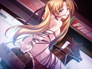 Rating: Explicit Score: 0 Tags: arms_behind_back ball_gag bondage bound bound_arms bound_legs bound_wrists breasts female femsub forced gag gagged helpless humiliation kikuchi_seiji long_hair looking_at_viewer looking_back naked nipples nude pettanko public_nudity restrained ride riding rope rope_bondage rule34 sad saegusa_rumika solo tear tied_up torn_thighhighs white_ball_gag yami_no_kanata User: bunchy7s