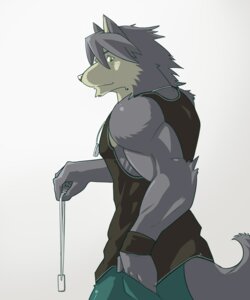 Rating: Safe Score: 0 Tags: 2011 5:6 amber_eyes anthro biceps biped bottomwear canid canine canis clothed clothing dog_tags domestic_dog e621 fur grey_body grey_fur grey_hair hair hand_in_pocket holding_object husky istani jewelry kouya_aotsuki looking_at_viewer looking_back male mammal morenatsu muscular muscular_anthro muscular_male necklace nordic_sled_dog pecs pockets pose shirt shorts simple_background solo spitz standing tail tank_top topwear white_background User: bunchy7s