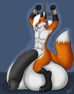 Rating: Explicit Score: 0 Tags: animal_genitalia anthro arcius balls bdsm big_balls big_penis black_penis canid canine chain dipstick_tail drbugaboo e621 fox genitals half-erect huge_balls huge_penis hyper hyper_balls hyper_genitalia hyper_penis male mammal markings nude penis sheath sitting_on_balls solo submissive tail tail_markings User: bunchy7s