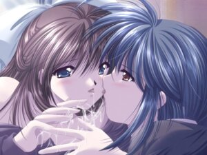 Rating: Explicit Score: 0 Tags: blue_hair collaborative_fellatio cum fellatio female game_cg group_sex invisible_penis male multiple_fellatio multiple_females multiple_girls oral penis red_eyes rule34 sex studio_ego teamwork threesome working_days yamamoto_kazue User: bunchy7s
