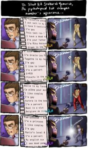 Rating: Explicit Score: 0 Tags: boner english_text erection giganuramaki harry_mason male male_only penis rule34 silent_hill silent_hill_shattered_memories text User: bunchy7s