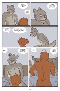Rating: Explicit Score: 0 Tags: anthro artdecade bear canine comic english_text foreskin furry gay male male/male male_only no_humans only_if_you_kiss penis rule34 text uncircumcised uncut what wolf yaoi User: bunchy7s