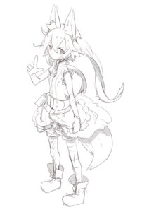 Rating: Safe Score: 0 Tags: animal_humanoid animal_tail belt boots canid canid_humanoid canine canine_humanoid clothed clothing digital_drawing_(artwork) digital_media_(artwork) e621 female fluffy fluffy_tail footwear fox fox_humanoid fox_tail full-length_portrait fully_clothed greyscale hair high-angle_view humanoid inner_ear_fluff long_hair looking_aside looking_at_viewer mammal mammal_humanoid monochrome pigtails portrait shiromiso shirt shoes simple_background sketch solo standing tail three-quarter_view topwear tuft white_background User: bunchy7s