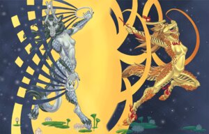 Rating: Safe Score: 0 Tags: 2009 anthro breasts conditional_dnp contrast dancing darkness day detailed_background digital_media_(artwork) dragon duality duo e621 female horn light loupgarou mythological_creature mythological_scalie mythology night non-mammal_breasts nude ribbon_dancer scalie sky star starry_sky streamers stylized symbolism tail User: bunchy7s