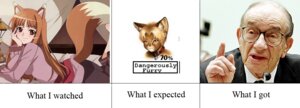 Rating: Questionable Score: 0 Tags: alan_greenspan animal_humanoid anthro canid canid_humanoid canine canine_humanoid e621 english_text eyewear female fox fox_humanoid glasses grandfathered_content group holo_(spice_and_wolf) human humanoid humor male mammal mammal_humanoid photography_(artwork) real red_eyes spice_and_wolf text unknown_artist User: bunchy7s Rating: Questionable Score: 0 Tags: alan_greenspan animal_humanoid anthro canid canid_humanoid canine canine_humanoid e621 english_text eyewear female fox fox_humanoid glasses grandfathered_content group holo_(spice_and_wolf) human humanoid humor male mammal mammal_humanoid photography_(artwork) real red_eyes spice_and_wolf text unknown_artist User: bunchy7s