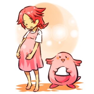 Rating: Safe Score: 0 Tags: 1:1 accessory alternate_species barefoot belly big_belly blush bow_(feature) bow_accessory bow_ribbon chansey clothing cosplay dress duo e621 egg eyes_closed feet female generation_1_pokemon good_parenting hair hair_accessory hair_bow hair_ribbon happy hitec human humanized mammal nintendo not_furry pink_hair pokemon pokemon_(species) pouch_(anatomy) pouch_purse pregnant pregnant_female ribbons short_hair simple_background smile standing thin_calves User: bunchy7s