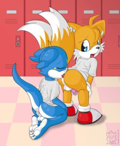 Rating: Explicit Score: 0 Tags: 2012 3_toes anal anal_penetration anthro anthro_on_anthro anus backsack balls bandai_namco barefoot bent_over big_butt blue_body blue_eyes blue_skin bottomless butt canid canine circumcised claws clothed clothing crossover deep_rimming digimon digimon_(species) dipstick_tail duo e621 erection eyes_closed feet footwear fox genitals half-erect hi_res hindpaw humanoid_genitalia humanoid_penis interspecies kneeling kneeling_oral_position licking looking_at_viewer looking_back male male/male male_penetrated male_penetrating male_penetrating_male mammal markings miles_prower nude open_mouth oral paws penetration penis plantigrade raukue rear_view rimming sega sex shirt shoes smile soles sonic_the_hedgehog_(series) standing tail tail_markings toes tongue tongue_out topwear veemon young young_anthro young_on_young User: bunchy7s