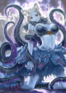 Rating: Safe Score: 0 Tags: animal_humanoid big_breasts blue_body blue_skin breast_suppress breasts canid canid_humanoid canine canine_humanoid canis claws clenched_teeth colored_nails curvy_figure e621 exercise female fingernails grey_hair hair hourglass_figure humanoid kneeling long_fingernails long_hair looking_at_viewer mammal mammal_humanoid monster monster_girl_(genre) nails push-up ran'ou_(tamago_no_kimi) red_eyes scyllei sharp_teeth shinrabanshou slime small_waist solo teeth tentacles wide_hipped_female wide_hipped_humanoid wide_hips wolf wolf_humanoid User: bunchy7s