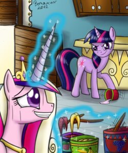 Rating: Safe Score: 0 Tags: 2012 5:6 absurd_res bonaxor cutie_mark duo e621 equid equine feathered_wings feathers female feral friendship_is_magic fur hair hasbro hi_res horn mammal multicolored_hair my_little_pony mythological_creature mythological_equine mythology pink_body pink_feathers princess princess_cadance_(mlp) purple_body purple_eyes purple_fur purple_hair royalty team_awesome twilight_sparkle_(mlp) two_tone_hair unicorn winged_unicorn wings User: bunchy7s