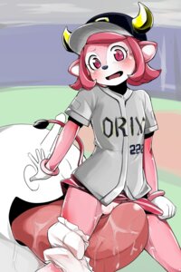 Rating: Explicit Score: 0 Tags: 2:3 ambiguous_gender anthro baseball_cap baseball_uniform blush bodily_fluids bottomless bottomwear bovid bovine brown_eyes buffalo_bell clothed clothing dripping duo e621 female fur genital_fluids genitals gloves hair handwear hat headgear headwear hi_res hiruoki horn licking mammal mascot nippon_professional_baseball open_mouth orix_buffaloes panties panties_down partially_clothed pink_body pink_fur pink_hair shirt skirt sportswear text text_on_clothing text_on_shirt text_on_topwear tongue tongue_out topwear true_buffalo underwear underwear_down uniform upskirt vaginal_fluids vulva water_buffalo young young_anthro User: bunchy7s