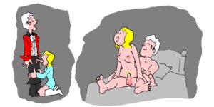 Rating: Explicit Score: 0 Tags: 1girls age_difference bed blonde blonde-haired_female blonde_female blonde_hair blonde_pubic_hair blowjob companion_(doctor_who) cowgirl_position cum doctor_who female grey_hair jo_grant katy_manning male older older_male older_male_and_younger_female older_penetrating_younger paul_gadzikowski penis pubes pubic_hair rule34 sex sitting_on_penis straight tagme the_doctor third_doctor young younger_female User: bunchy7s