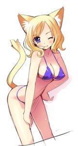 Rating: Questionable Score: 0 Tags: animal_humanoid bent_over big_breasts bikini blonde_hair blue_eyes blush breasts cat_humanoid clothed clothing code_geass digital_media_(artwork) e621 felid felid_humanoid feline feline_humanoid female hair hand_on_hip hand_on_leg humanoid inner_ear_fluff leaning leaning_forward mammal mammal_humanoid milly_ashford nipple_outline one_eye_closed panties pink_body pink_skin portrait pose short_hair sikorsky skimpy solo standing swimwear tail thong three-quarter_portrait three-quarter_view tight_clothing tuft two-piece_swimsuit underwear wink User: bunchy7s