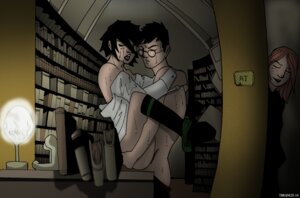Rating: Questionable Score: 0 Tags: 1boy 2008 2girls background black_hair book books bookshelf bottomless bottomless_female caught caught_in_the_act closed_eyes dark_room dated duo eyeshadow female footwear freckles freckles_on_face ginny_weasley glasses green_eyeshadow green_panties green_underwear gryffindor harry_james_potter harry_potter hogwarts inter-house knee_socks lamp legs_up library light light-skinned_female light-skinned_male light_skin makeup male night on_table open_mouth pansy_parkinson panties_around_leg panties_around_one_leg panties_down partially_clothed peeping red_hair round_glasses rule34 school school_uniform schoolboy schoolgirl sex shirt short-haired_female short_hair side_view slytherin socks spread_legs standing standing_sex straight student sweat sweatdrop sweating table tbranch underwear upper_body voyeur watermark wet witch_(harry_potter) User: bunchy7s