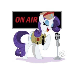 Rating: Safe Score: 0 Tags: 2011 clothing cutie_mark e621 electronics english_text equid equine eyes_closed female feral friendship_is_magic greenwiggly hasbro horn mammal microphone military my_little_pony mythological_creature mythological_equine mythology quadruped rarity_(mlp) simple_background solo studio tail text unicorn uniform white_background User: bunchy7s