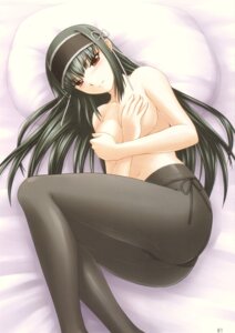 Rating: Explicit Score: 0 Tags: breast_hold breasts female female_only human kuonji_shinra panties pantyhose rule34 scanning_artifacts screening shironeko_sanbou solo they_are_my_noble_masters topless User: bunchy7s