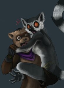 Rating: Safe Score: 0 Tags: 5_toes anthro biped black_bottomwear black_clothing black_loincloth black_nose bottomwear brown_body brown_eyes brown_fur clothed clothed_anthro clothed_male clothing duo e621 feet fingers fur gloves grey_background grey_body grey_fur handwear kerchief leg_wrap lemur loincloth loincloth_only looking_at_viewer male male_anthro mammal markings neckerchief neckwear open_mouth orange_eyes orange_sclera prehensile_feet primate procyonid purple_kerchief purple_neckerchief raccoon riftryu ring-tailed_lemur ring_(marking) ringed_tail scared simple_background standing strepsirrhine striped_markings striped_tail stripes surprised tail tail_markings teeth toes topless topless_anthro topless_male wide_eyed User: bunchy7s