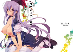Rating: Explicit Score: 0 Tags: 1girls breasts cover cover_page female hat highres keine_kamishirasawa lavender_hair long_hair nipples red_eyes rule34 scan scan_artifacts solo thighhighs touhou yukimachi yukimachi_tounosuke User: bunchy7s