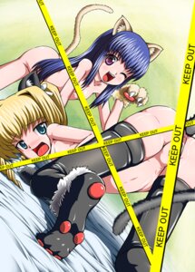 Rating: Questionable Score: 0 Tags: animal_ears cat_ears caution_tape censored choko chokotto_sister female hanayamada_yurika imouto keep_out rule34 tail thighhighs topless yuriko_hanayamada User: bunchy7s