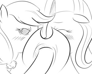 Rating: Questionable Score: 0 Tags: applejack_(mlp) black_and_white blush clothing cowboy_hat digital_media_(artwork) duo e621 earth_pony equid equine female female/female feral fluttershy_(mlp) friendship_is_magic hasbro hat headgear headwear horse kissing mammal monochrome my_little_pony obscured_kiss pony psychoticmindsystem simple_background white_background User: bunchy7s
